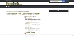 Desktop Screenshot of charleston.diningguide.com