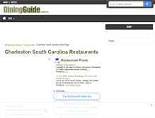 Tablet Screenshot of charleston.diningguide.com