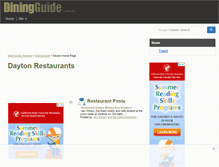 Tablet Screenshot of dayton.diningguide.com