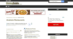 Desktop Screenshot of anaheim.diningguide.com