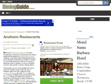 Tablet Screenshot of anaheim.diningguide.com