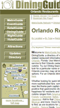 Mobile Screenshot of orlando.diningguide.com