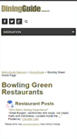 Mobile Screenshot of bowling.green.diningguide.com