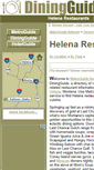 Mobile Screenshot of helena.diningguide.com