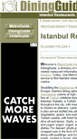 Mobile Screenshot of istanbul.diningguide.com