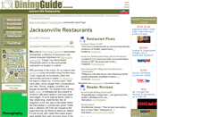 Desktop Screenshot of jacksonville.diningguide.com
