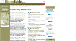 Desktop Screenshot of napa.valley.diningguide.com
