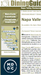 Mobile Screenshot of napa.valley.diningguide.com