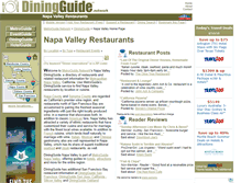Tablet Screenshot of napa.valley.diningguide.com