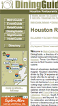 Mobile Screenshot of houston.diningguide.com