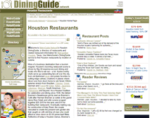 Tablet Screenshot of houston.diningguide.com