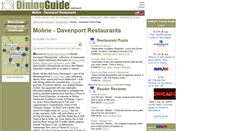Desktop Screenshot of moline.davenport.diningguide.com