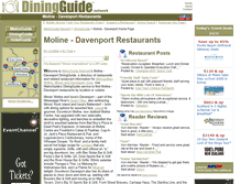 Tablet Screenshot of moline.davenport.diningguide.com