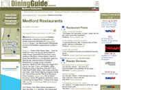 Desktop Screenshot of medford.diningguide.com