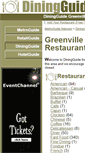 Mobile Screenshot of greenville.spartanburg.diningguide.com