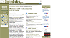 Desktop Screenshot of manchester.new.hampshire.diningguide.com