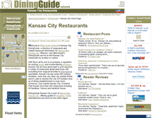 Tablet Screenshot of kansas.city.diningguide.com