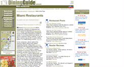 Desktop Screenshot of miami.diningguide.com