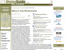 Tablet Screenshot of mexico.city.diningguide.com