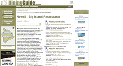 Desktop Screenshot of hawaii.diningguide.com
