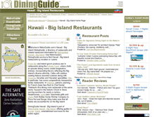 Tablet Screenshot of hawaii.diningguide.com