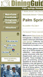 Mobile Screenshot of palm.springs.diningguide.com