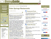 Tablet Screenshot of palm.springs.diningguide.com