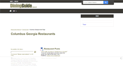 Desktop Screenshot of columbus.georgia.diningguide.com