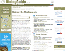 Tablet Screenshot of gainesville.diningguide.com