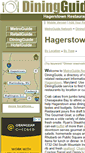 Mobile Screenshot of hagerstown.diningguide.com