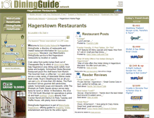 Tablet Screenshot of hagerstown.diningguide.com