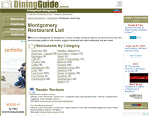 Tablet Screenshot of montgomery.diningguide.com