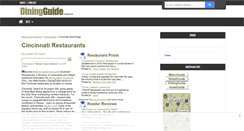 Desktop Screenshot of cincinnati.diningguide.com