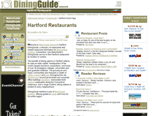 Tablet Screenshot of hartford.diningguide.com