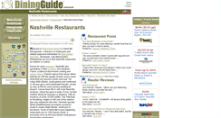 Desktop Screenshot of nashville.diningguide.com