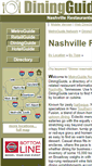 Mobile Screenshot of nashville.diningguide.com