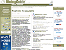 Tablet Screenshot of nashville.diningguide.com