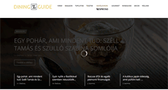 Desktop Screenshot of diningguide.hu