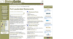 Desktop Screenshot of fort.lauderdale.diningguide.com