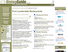 Tablet Screenshot of fort.lauderdale.diningguide.com