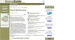 Desktop Screenshot of kauai.diningguide.com