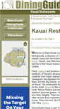 Mobile Screenshot of kauai.diningguide.com