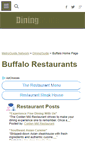Mobile Screenshot of buffalo.diningguide.com