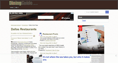 Desktop Screenshot of dallas.diningguide.com