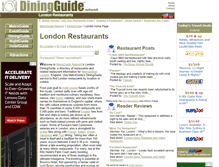 Tablet Screenshot of london.diningguide.com