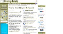 Desktop Screenshot of inland.empire.diningguide.com