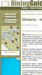 Mobile Screenshot of inland.empire.diningguide.com
