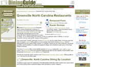 Desktop Screenshot of greenville.north.carolina.diningguide.com