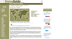 Desktop Screenshot of diningguide.com