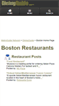 Mobile Screenshot of boston.diningguide.com